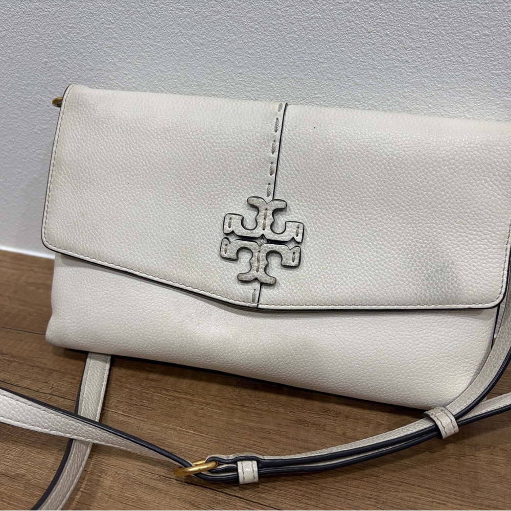 Tory Burch Cream Crossbody Bag